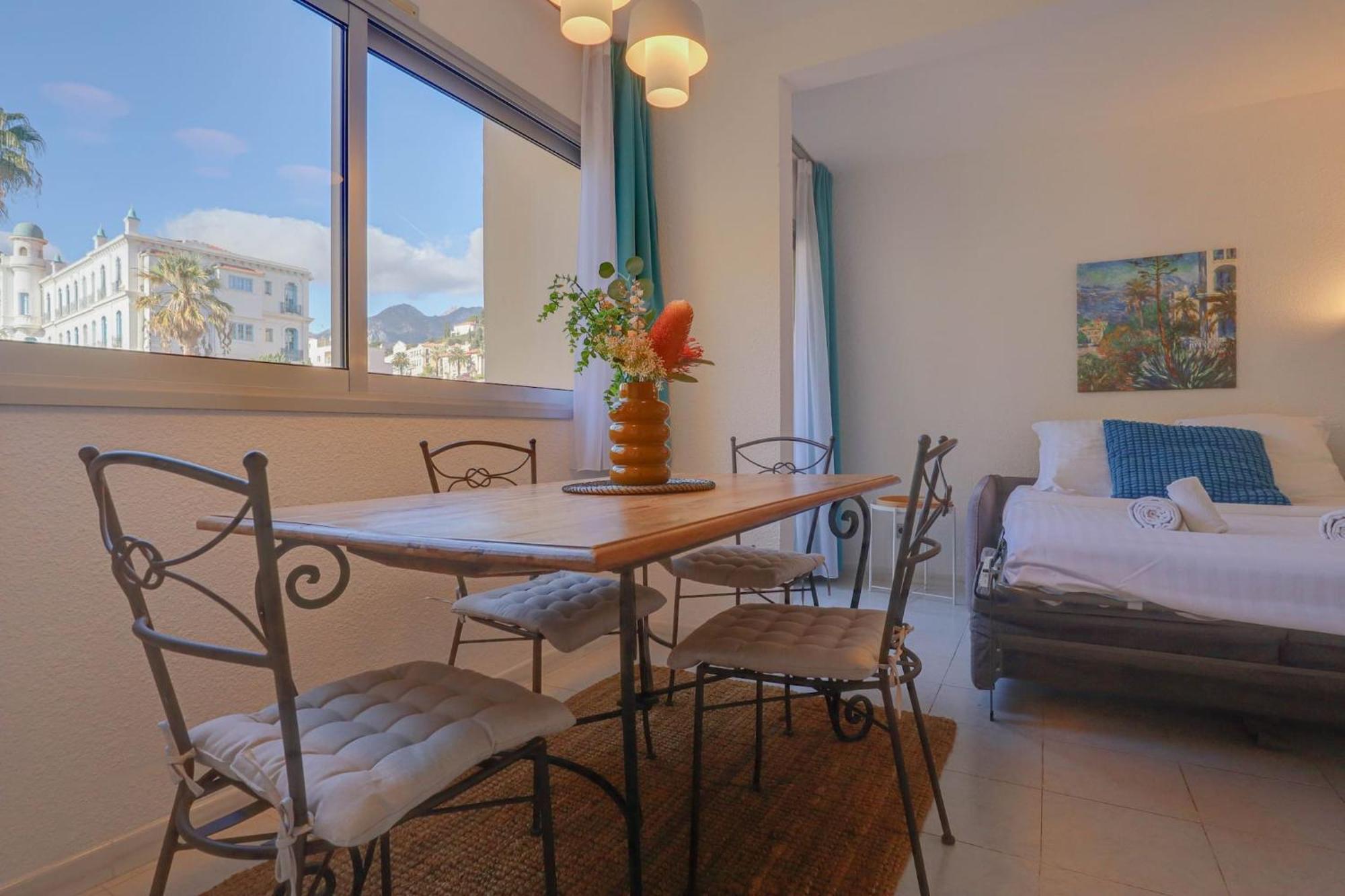 "Charmant Studio" Plein Centre, Calme, Terrasse Menton Dış mekan fotoğraf