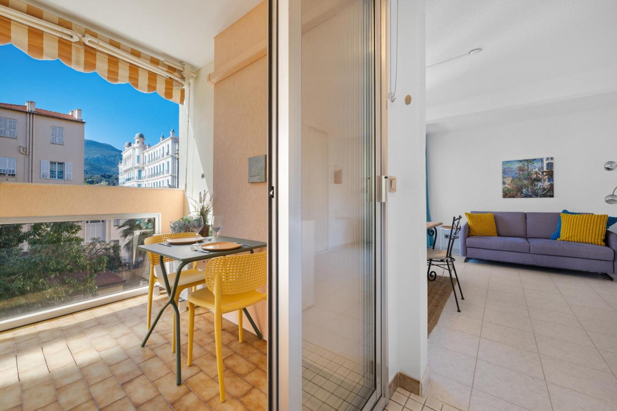 "Charmant Studio" Plein Centre, Calme, Terrasse Menton Dış mekan fotoğraf