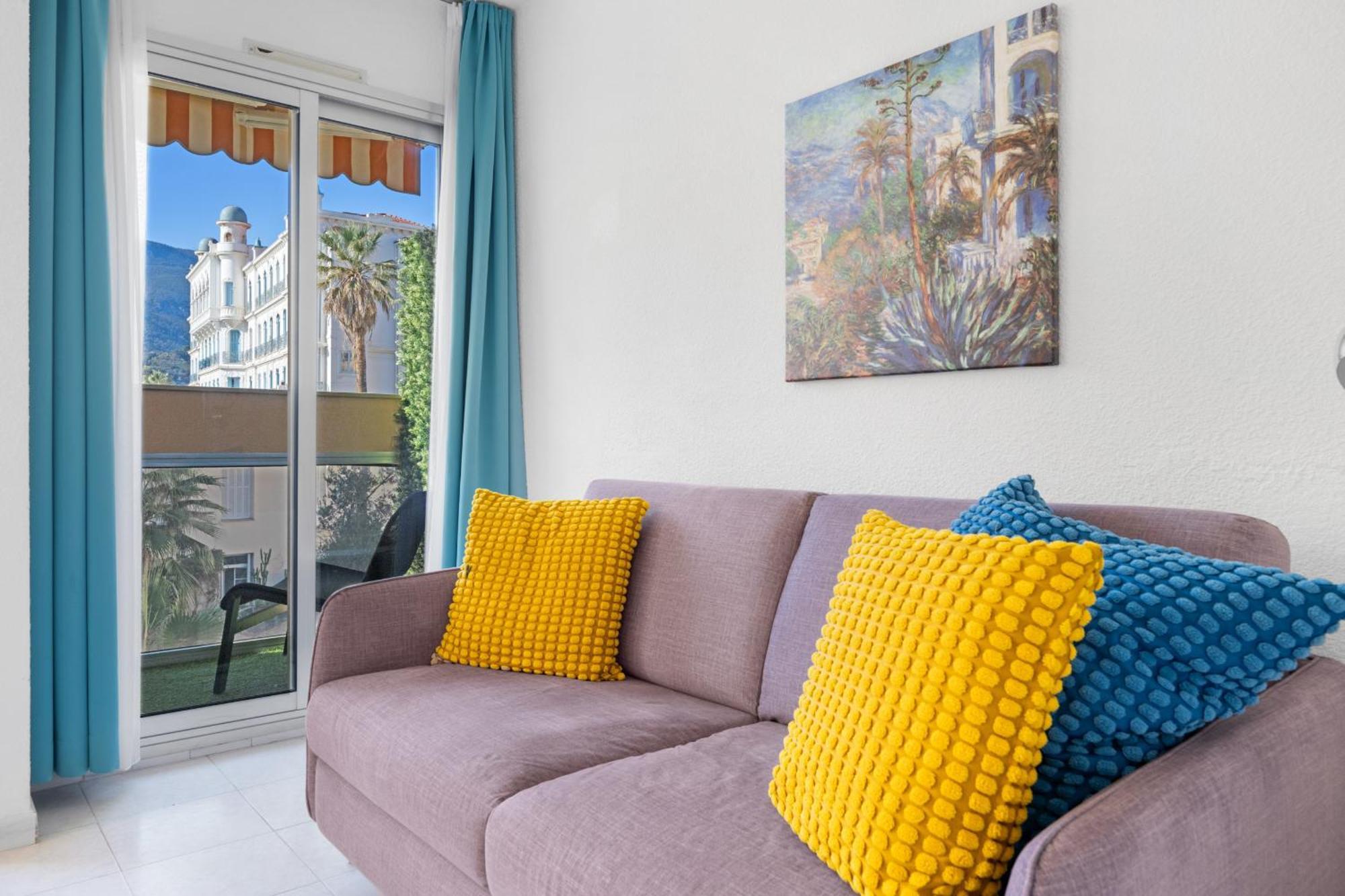 "Charmant Studio" Plein Centre, Calme, Terrasse Menton Dış mekan fotoğraf