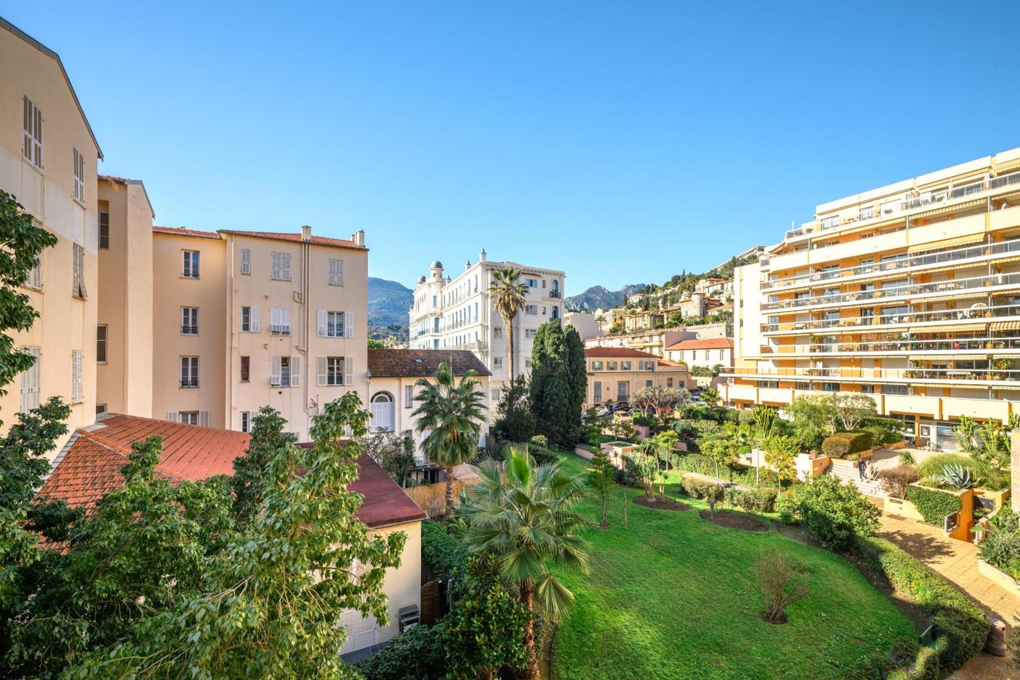 "Charmant Studio" Plein Centre, Calme, Terrasse Menton Dış mekan fotoğraf